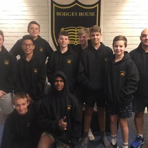 Sporting the new Hodges Hoodies